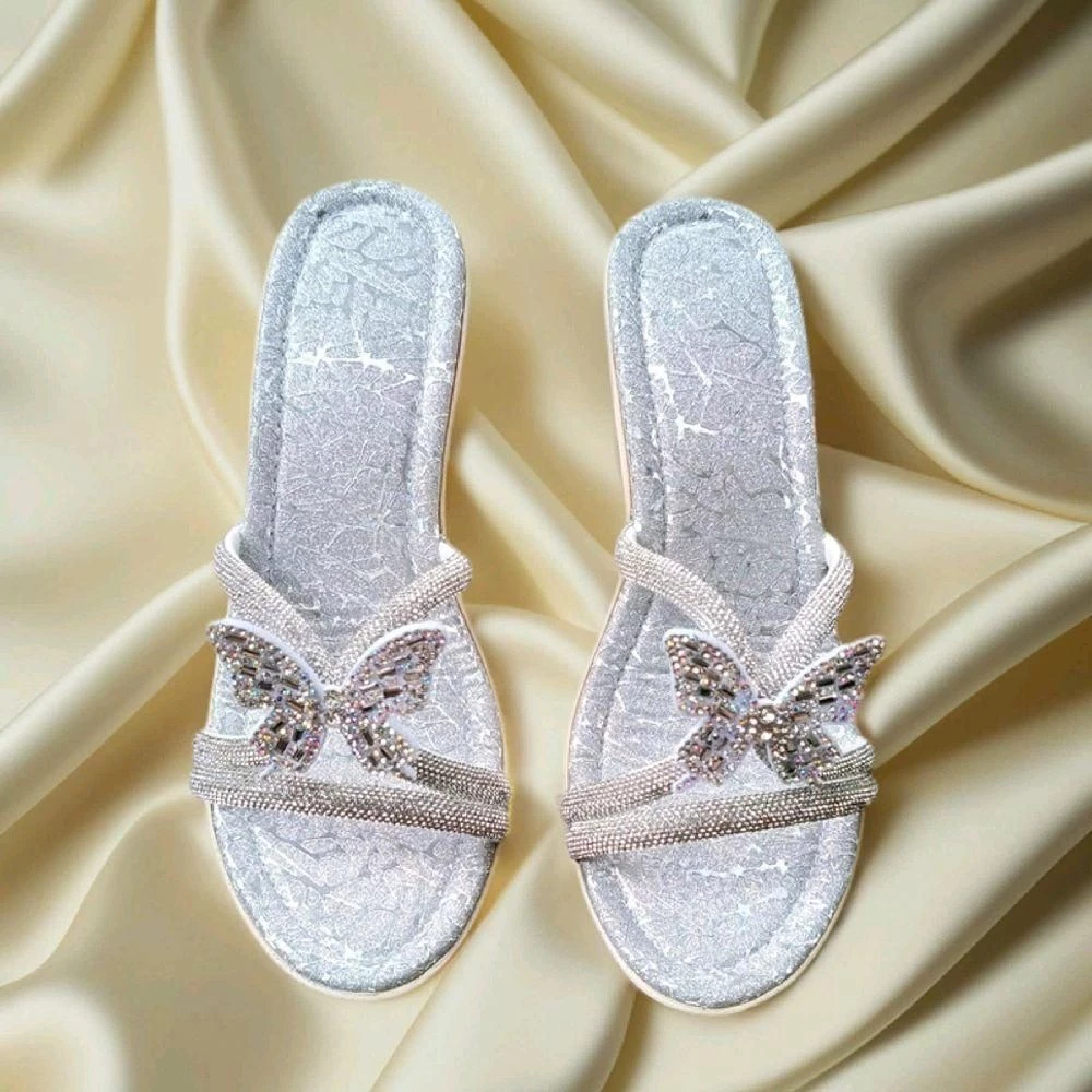 Dép Đế Xuồng Cao Gót (10cm) Nhẹ Nhàng Tiểu Thư - Ảnh 3