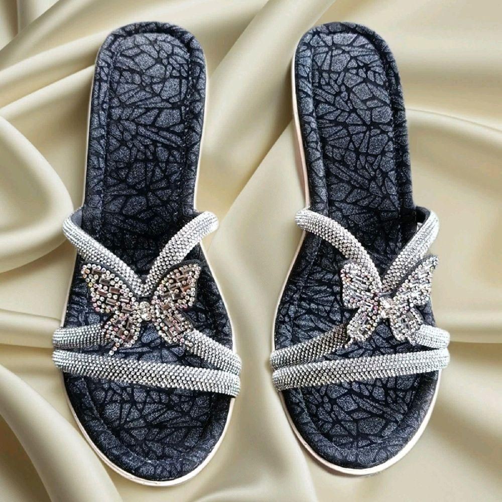 Dép Đế Xuồng Cao Gót (10cm) Nhẹ Nhàng Tiểu Thư - Ảnh 4