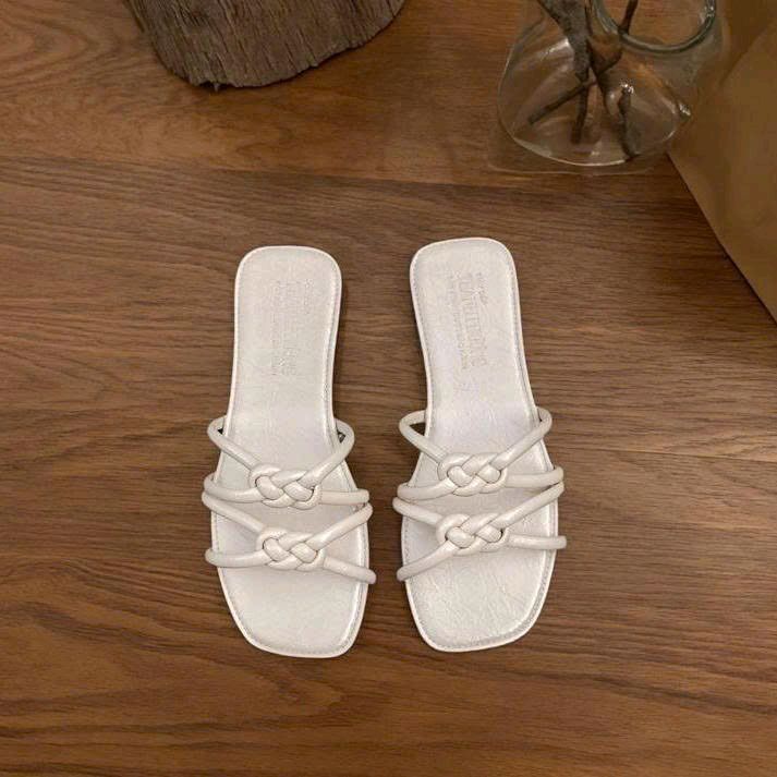 Dép lê nữ > Quai đan dây > Đế chống trượt > Cân mọi địa hình ( trong nhà hay đường phố ) - Ảnh 2