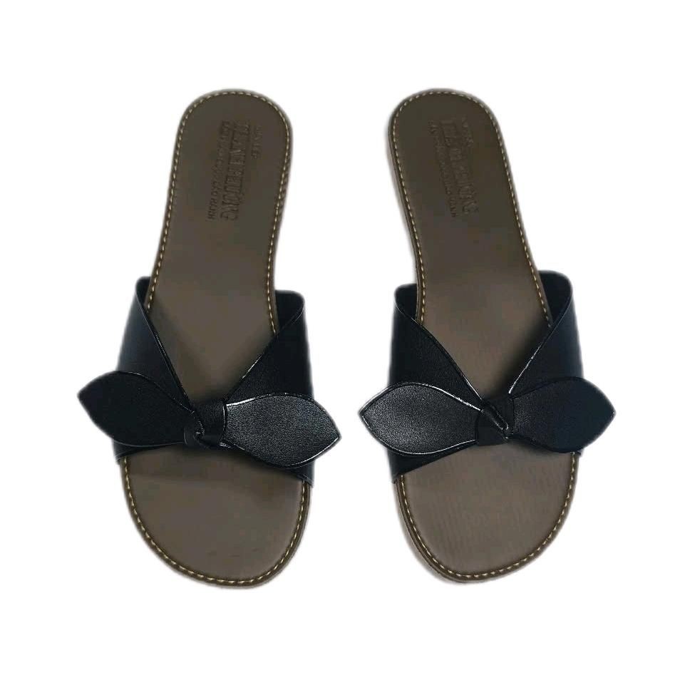 Dép nơ siêu bền đế TPR dành cho nữ có quai - Slipper, Women, DéP Nữ Có Quai Shoes GiàY dép đi biển - Ảnh 5