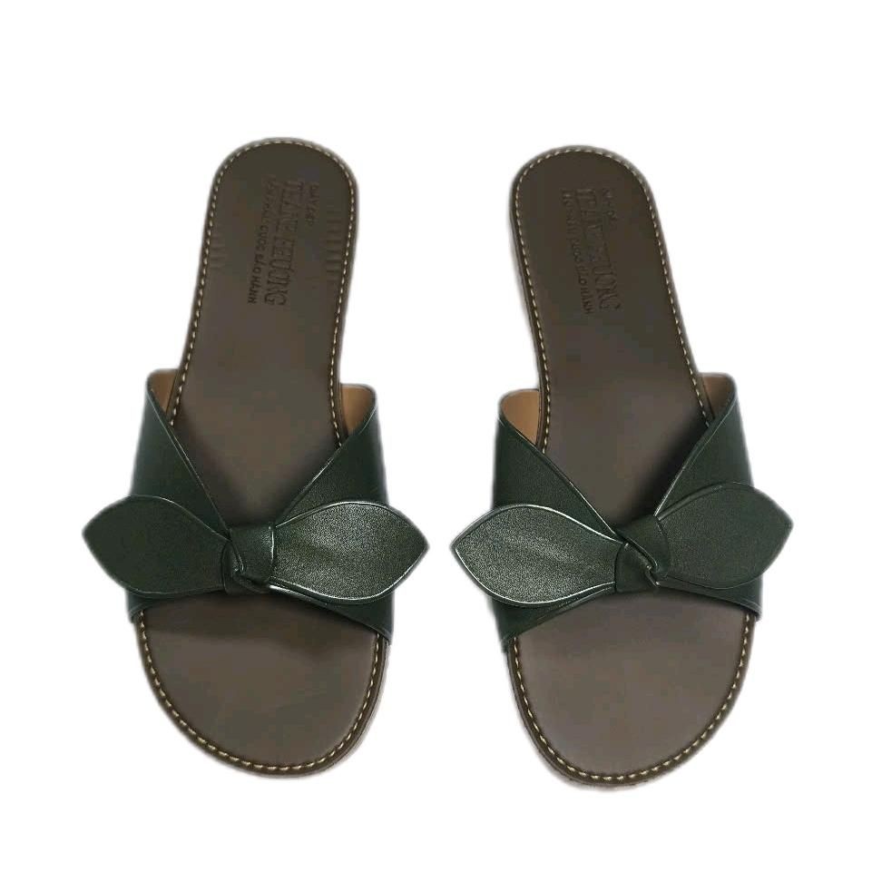 Dép nơ siêu bền đế TPR dành cho nữ có quai - Slipper, Women, DéP Nữ Có Quai Shoes GiàY dép đi biển - Ảnh 2